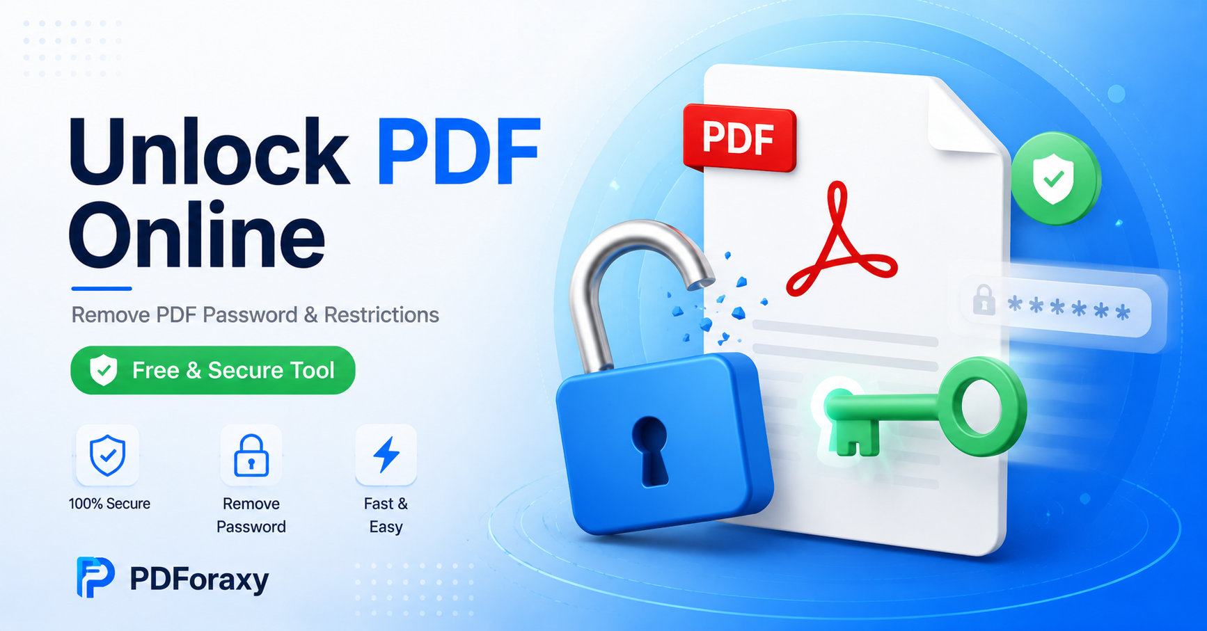 Unlock PDF Online Free | Remove Password from PDF Files