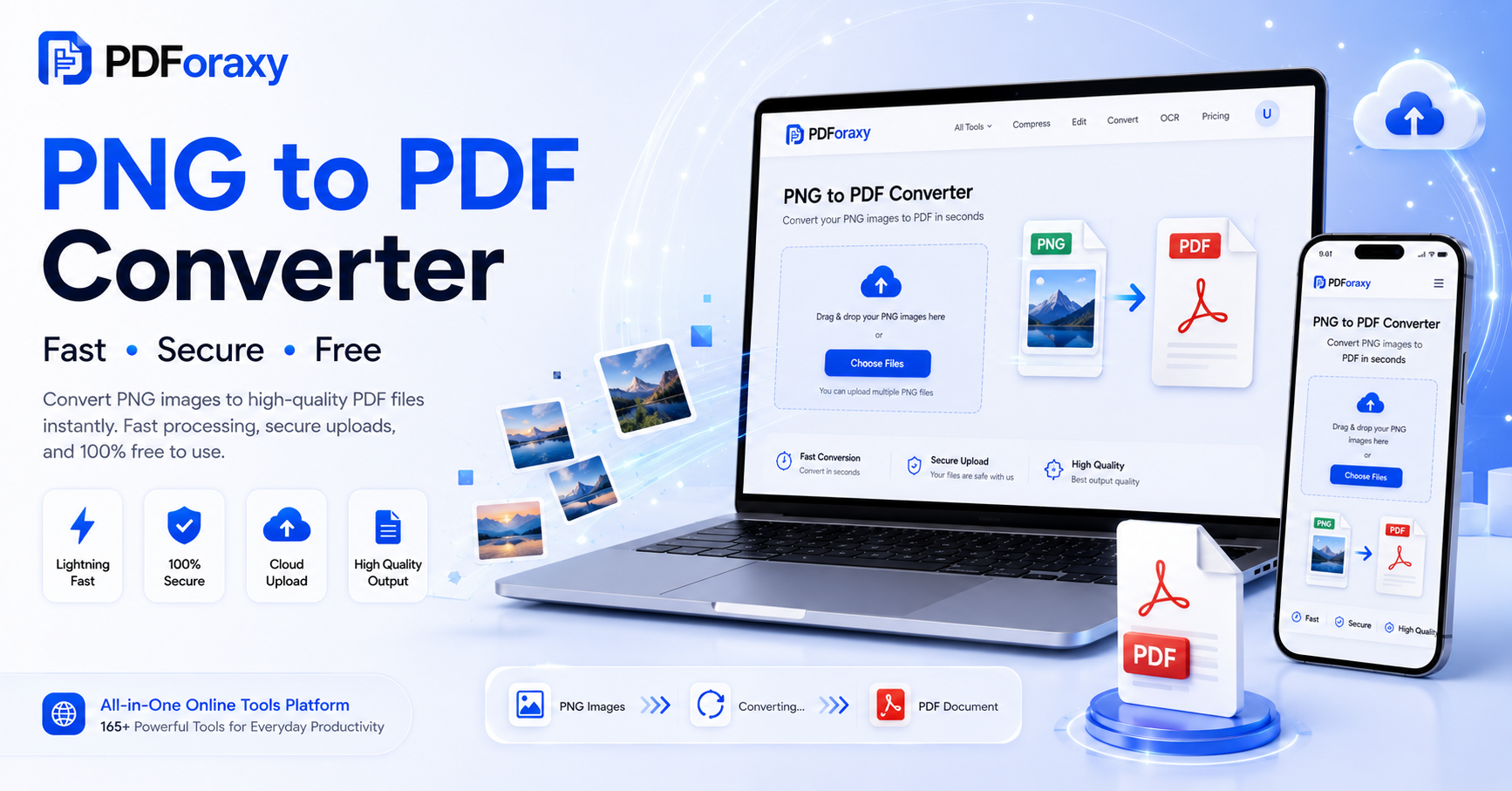 PNG to PDF Converter – Convert Images to PDF Online Free