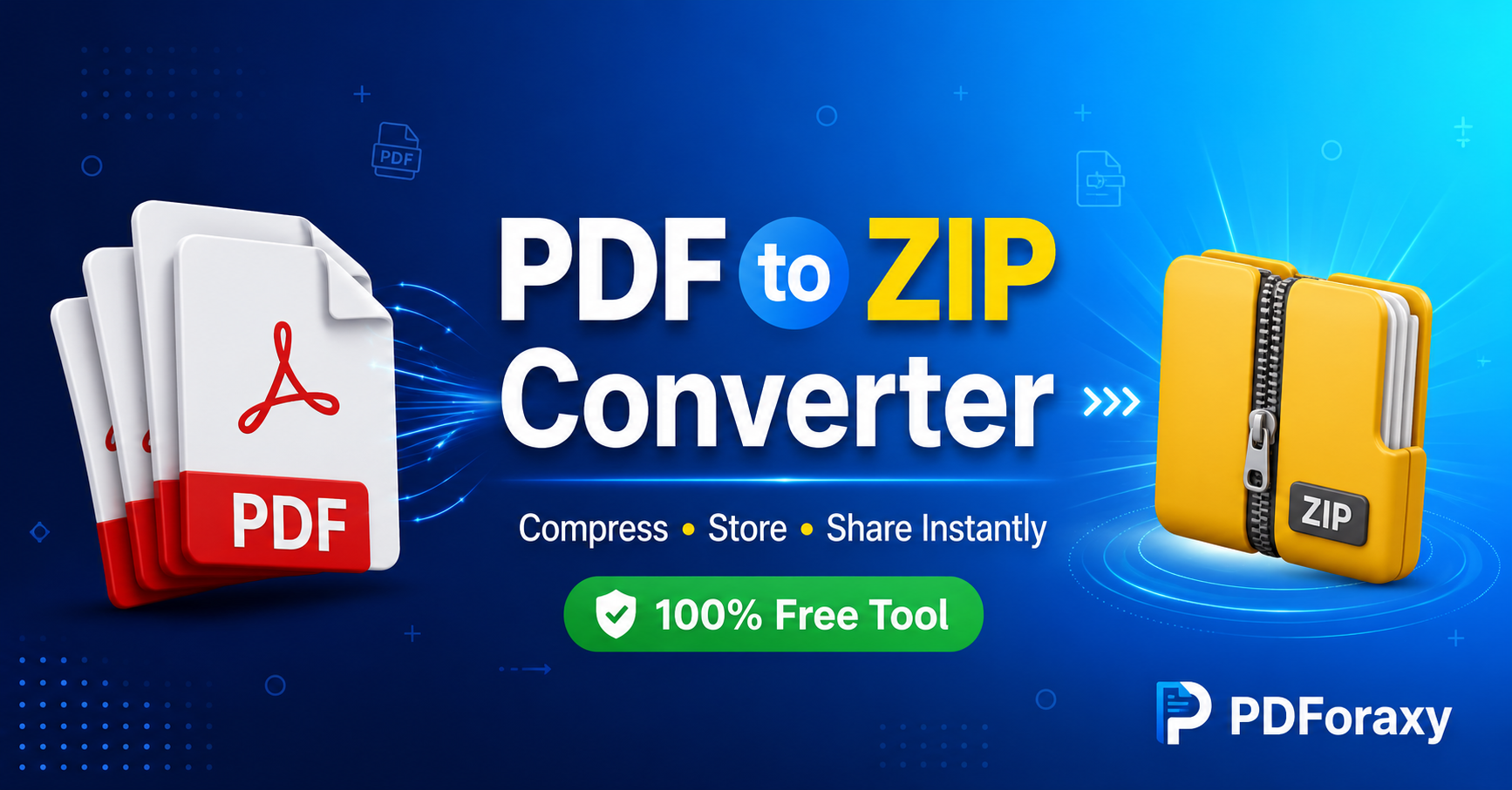 PDF to ZIP Converter – Compress PDF Files into ZIP Online Free