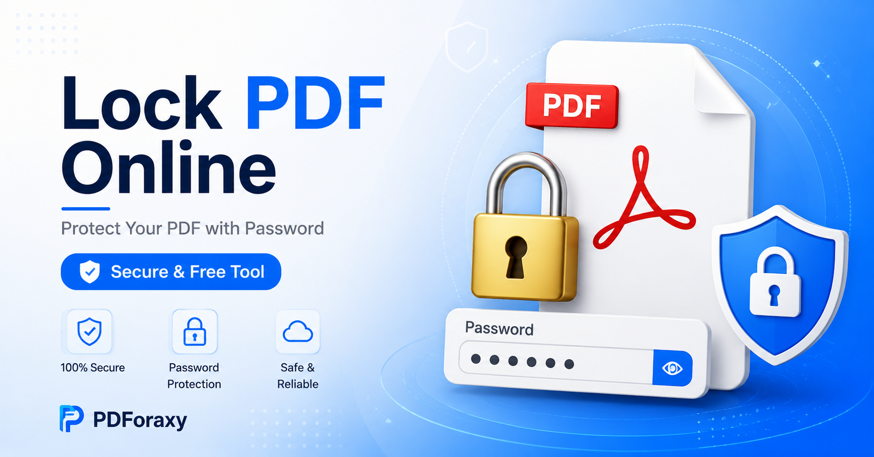 Lock PDF Online Free | Password Protect PDF Files Securely